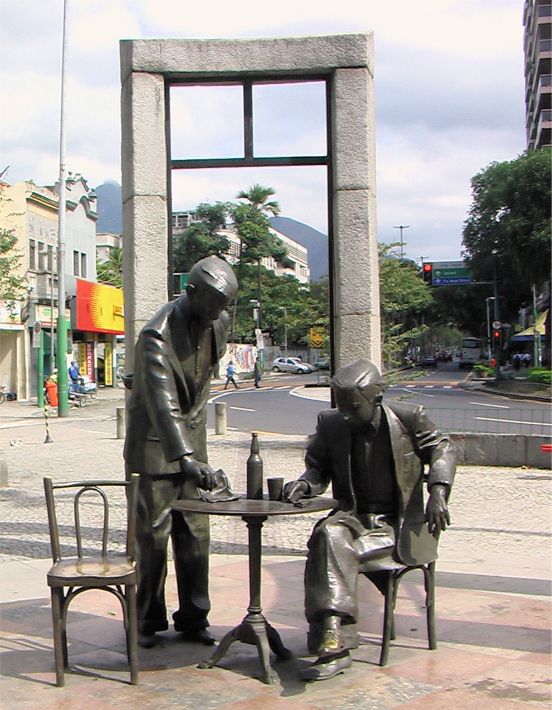A estátua de Noel Rosa é símbolo do bairro | Foto: Reprodução